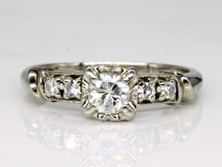 Vintage Diamond Ring | 0.37ctw | SZ 6.25 | Supply