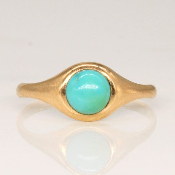 Turquoise Cocktail Ring | 0.60ct | SZ 5.5 | on Sale