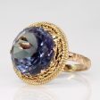 Synthetic Colour Change Sapphire Cocktail Ring | 6.60ct | SZ 7 | Cheap