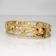 14k Two Tone Gold Cherub Bracelet | 6.5  | Online Sale