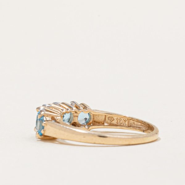 Topaz & Diamond Ring | 0.85ctw, 0.04ctw | SZ 5.75 | Discount