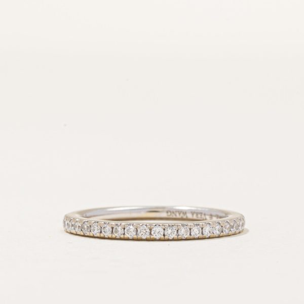 Vera Wang  Diamond Half Eternity Ring | 0.23ctw | SZ 6.25 | Hot on Sale