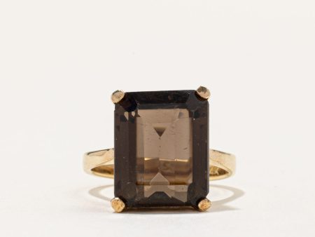 Smoky Quartz Cocktail Ring | 8.00ct | SZ 6.75 | Fashion