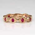 Synthetic Ruby Band | 0.28ctw | SZ 6 | Online