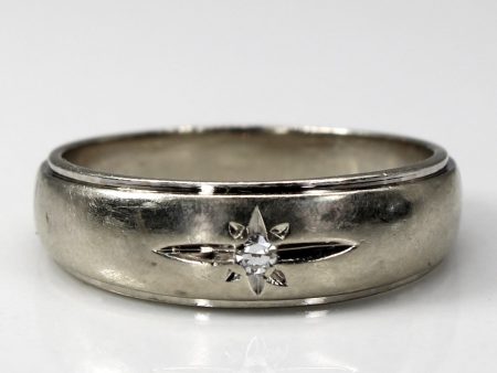 Starburst Diamond Band | 0.02ct | SZ 6.75 | Online Hot Sale