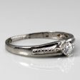 Solitaire Diamond Ring | 0.12ct | SZ 5.75 | Online