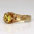 Synthetic Yellow Sapphire Ring | 0.52ct | SZ 5 | Online Hot Sale