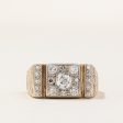 Vintage Pave Set Diamond Ring | 0.91ctw | SZ 10.25 | Online