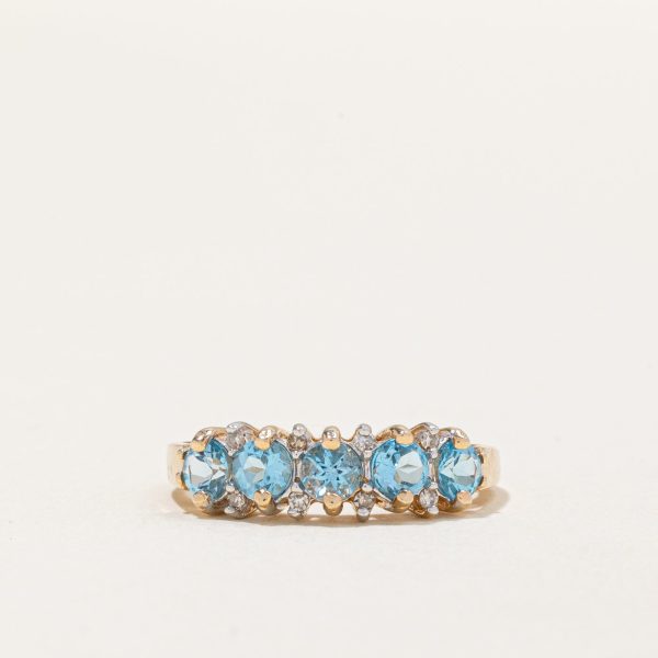 Topaz & Diamond Ring | 0.85ctw, 0.04ctw | SZ 5.75 | Discount