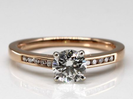 Solitaire with Accents Diamond Ring | 0.79ctw VS2 G | SZ 7 | on Sale