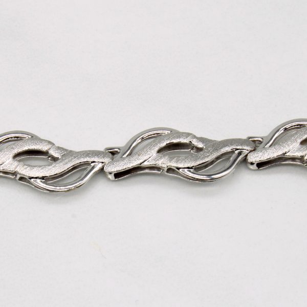 14k White Gold Bracelet | 7.5  | on Sale