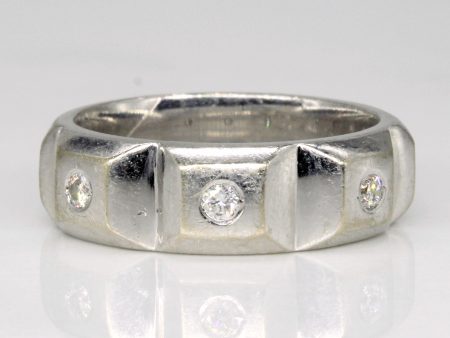 Three Stone Diamond Ring | 0.06ctw | SZ 7 | For Discount