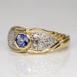 Tanzanite & Diamond Cocktail Ring | 0.35ct, 0.18ctw | SZ 7.5 | Online Hot Sale