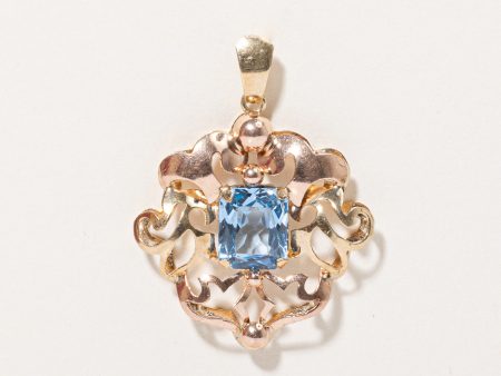 Synthetic Spinel Ornate Pendant | 5.00ct | on Sale