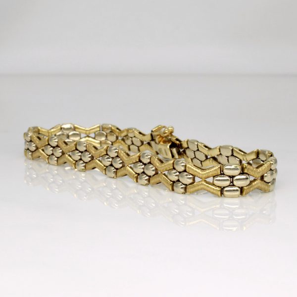 14k Two Tone Gold Bracelet | 7  | Online