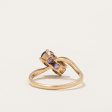 Synthetic Colour Changing Sapphire Bypass Ring | 0.90ctw | SZ 6 | Online