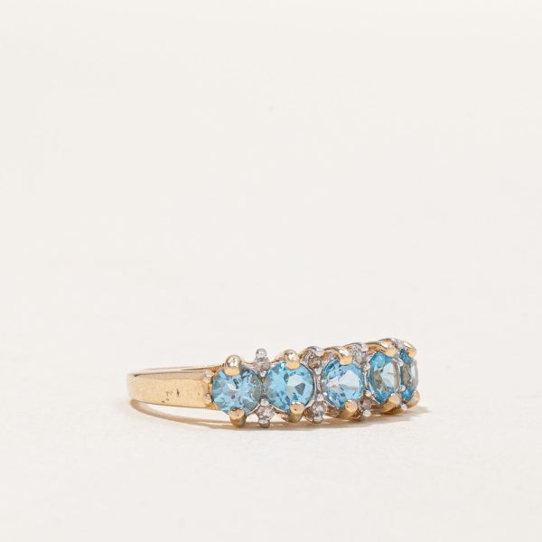 Topaz & Diamond Ring | 0.85ctw, 0.04ctw | SZ 5.75 | Discount