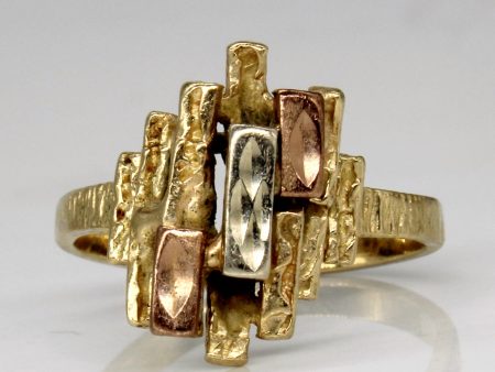 10k Tri Tone Gold Ring | SZ 5.75 | Online now