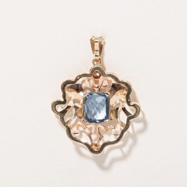 Synthetic Spinel Ornate Pendant | 5.00ct | on Sale