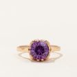 Synthetic Purple Sapphire Cocktail Ring | 2.40ct | SZ 6.75 | For Cheap