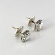 Square Diamond Stud Earrings | 0.74ctw | For Cheap