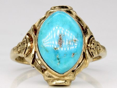 Turquoise Cocktail Ring | 2.70ct | SZ 6.5 | Fashion