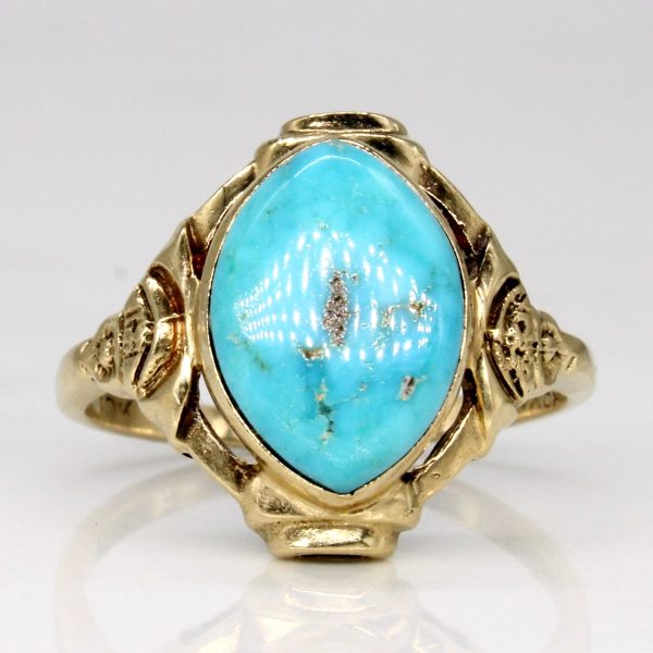 Turquoise Cocktail Ring | 2.70ct | SZ 6.5 | Fashion