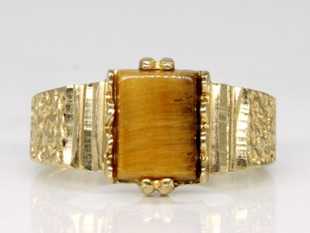 Tiger s Eye Cocktail Ring | 0.76ct | SZ 5.5 | For Cheap