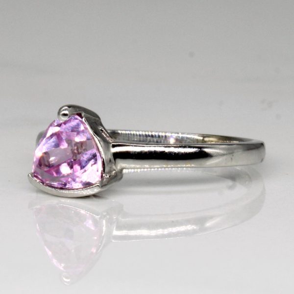 Synthetic Pink Sapphire Ring | 1.00ct | SZ 5.25 | Online now