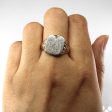 Vintage Canadian Solitaire Diamond Signet Gold Ring | 0.02ct | SZ 10.5 | For Discount