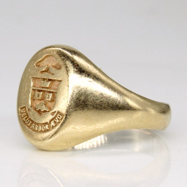 University of Toronto  velut arbor ævo  Yellow Gold Ring | SZ 6 | Supply