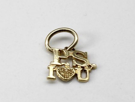 Yellow Gold I LOVE U Pendant Supply