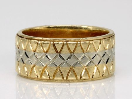 10k Two Tone Gold Ring | SZ 4.75 | Discount