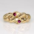 Synthetic Ruby Ring | 0.05ctw | SZ 5 | Online Hot Sale