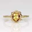 Synthetic Yellow Sapphire Ring | 0.20ct | SZ 6.25 | Online Sale