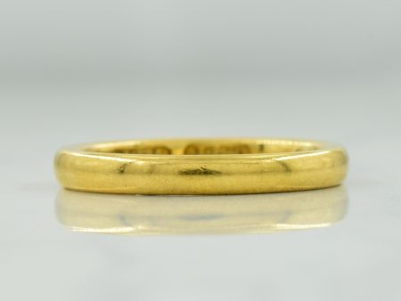 Victorian 1912 18k Yellow Gold Band | SZ 7.5 | Discount