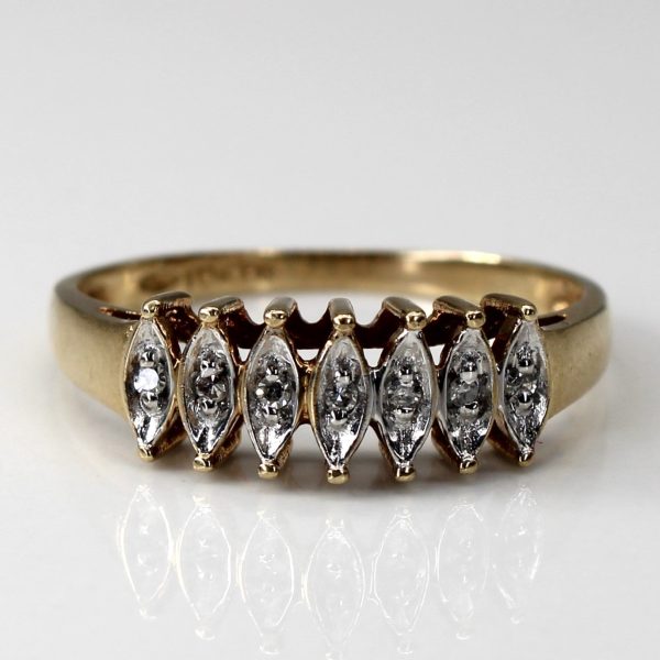 Textured Diamond Ring | 0.04ctw | SZ 7 | Online Sale