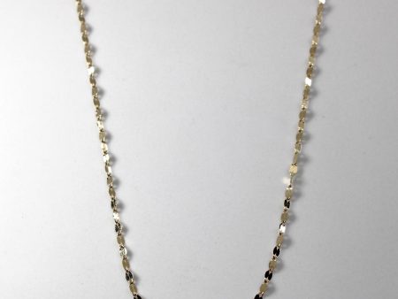 Textured Yellow Gold Necklace | 20 | For Discount