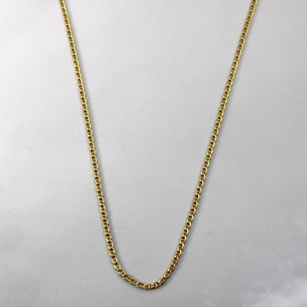 Yellow Gold Anchor Chain | 18 | Online now