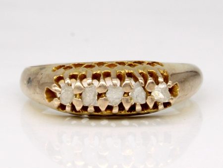 Vintage Table Cut Diamond Ring | 0.04ctw | SZ 6 | Online