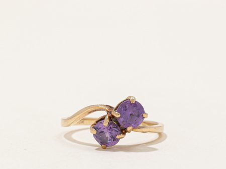 Synthetic Colour Changing Sapphire Bypass Ring | 0.90ctw | SZ 6 | Online