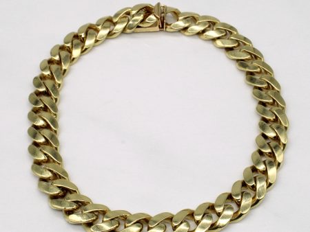 14k Yellow Gold Cuban Link Bracelet | 8  | Fashion