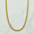 Vintage Italian 18k Yellow Gold Curb Chain | 23.5  | Sale