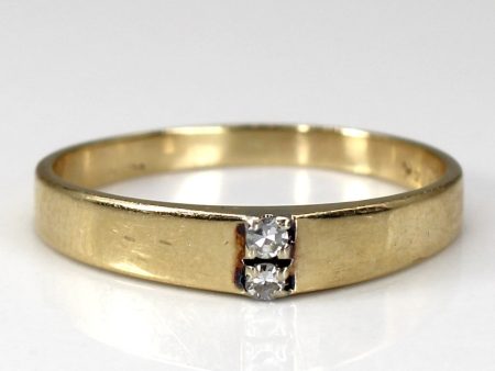 Two Stone Diamond Ring | 0.04ctw | SZ 7.25 | For Sale