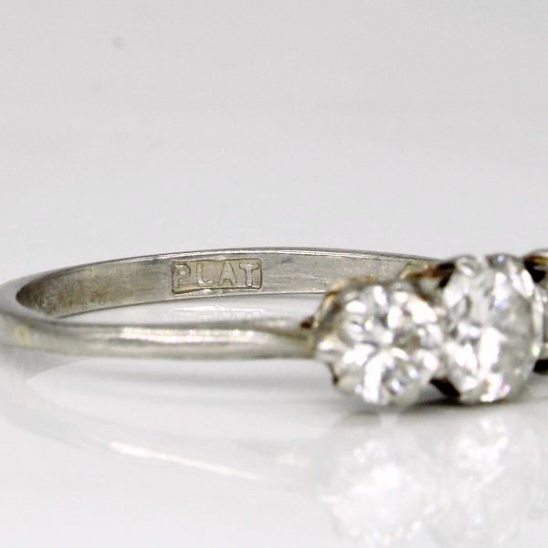 Three Stone Diamond Ring | 1.00ctw | SZ 7.5 | Supply