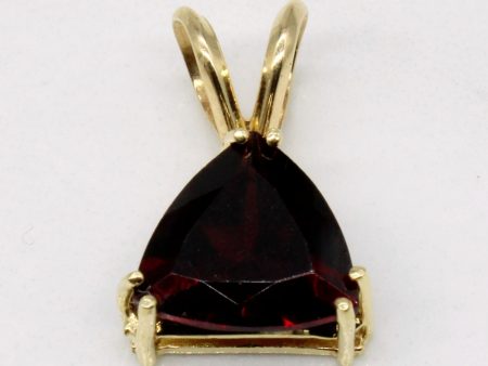 Trilliant Cut Garnet Pendant | 3.00ct | For Discount