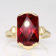 Synthetic Ruby Cocktail Ring | 5.50ct | SZ 6.5 | Discount