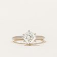 Solitaire Six Prong Diamond Engagement Ring | 1.04ct SI2 I | SZ 4.25 | Online Hot Sale