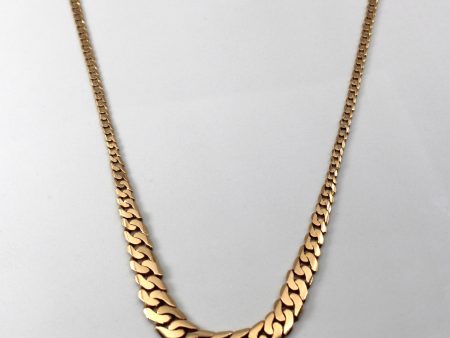 Yellow Gold Curb Link Chain | 18 | Discount