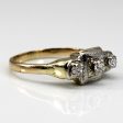 Three Stone Diamond Ring | 0.25ctw | SZ 7.75 | Hot on Sale